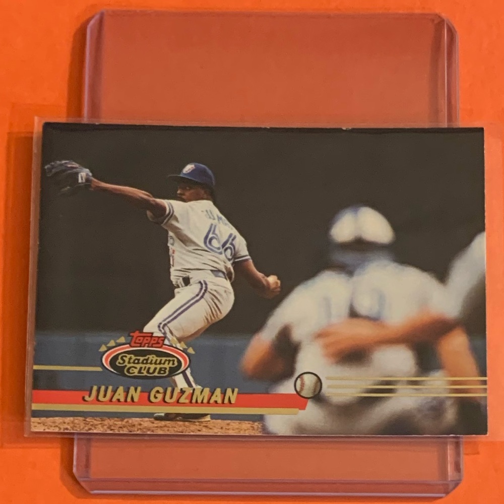 Juan Guzman #244 1993 Topps Stadium Club Baseball Trading Card
